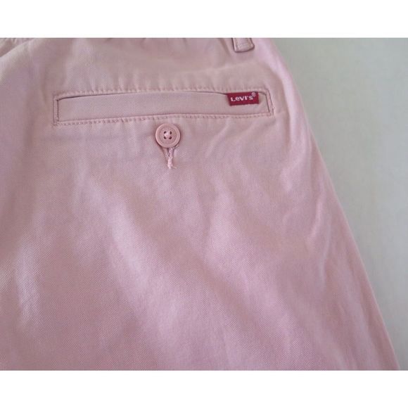 Levi's A10430015 Men's Sz M Silver Pink Flat Front 8" XX Chino EZ Stretch Shorts - Picture 4 of 8